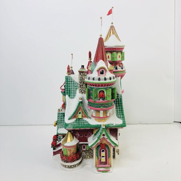 Department 56 Poinsettia Palace 56796 Christmas Village House Castle Decor READ! - Picture 3 of 12
